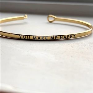 You make me happy bracelet